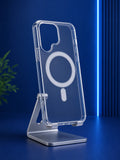 Crystal Clear  transparent  Magnetic Phone Case